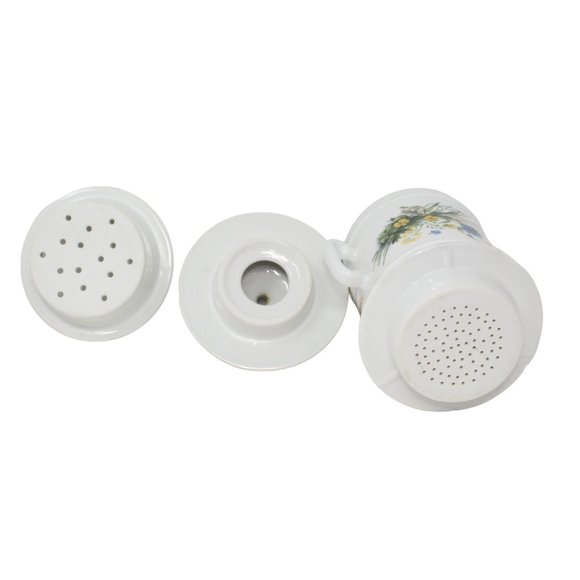 Teapot Infuser Strainer Lid BIA Cordon Bleu French Ceramic 4PC Coffee Tea Server - Picture 3 of 11